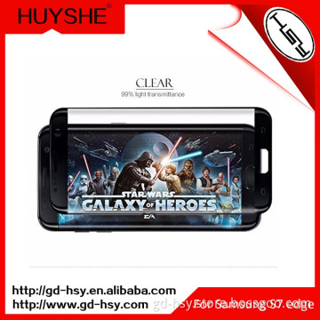 Samsung Galaxy S7 Edge Screen Protector Full Screen Coverage HD Ultra Clear Anti-Explosion tempered glass screen protector